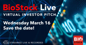 Inbjudan BioStock investor meeting 16 mars