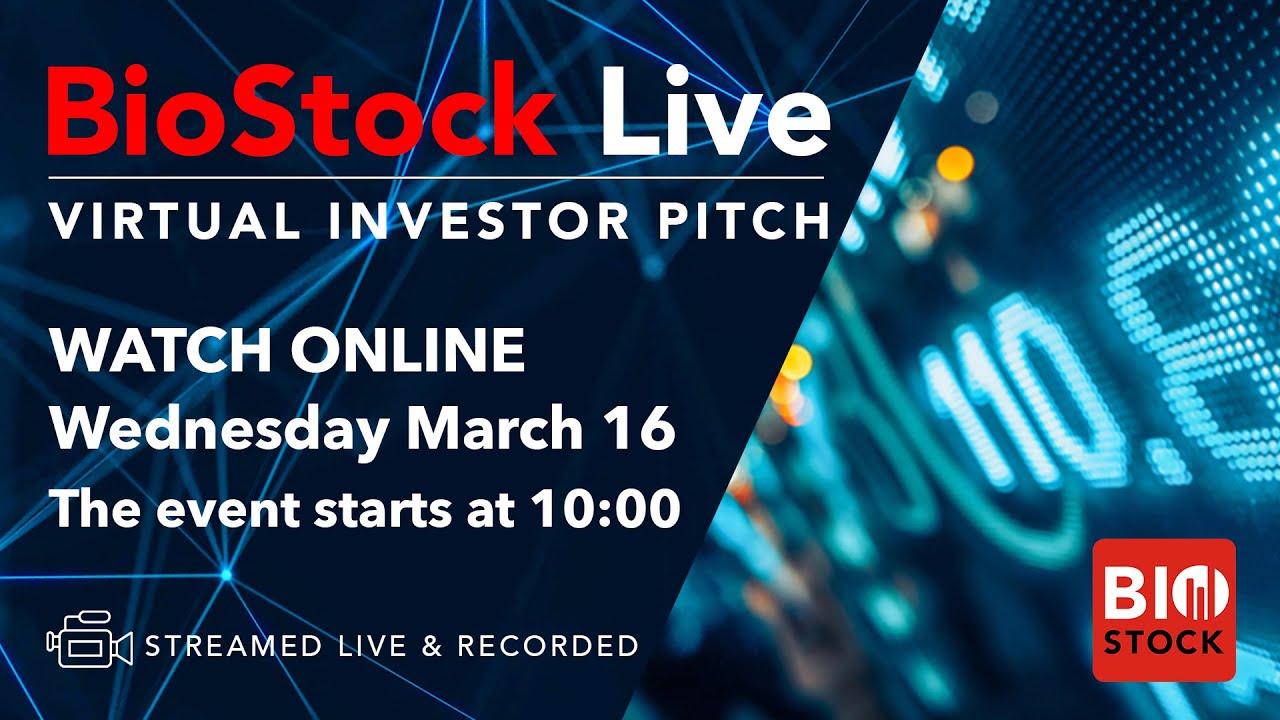 BioStock Investor Meeting 16 mars