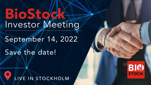 BioStock Investor Meeting 14 September 2022