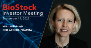 Arcede Pharma presenteras av vd Mia Lundblad_BioStockInvestorMeeting