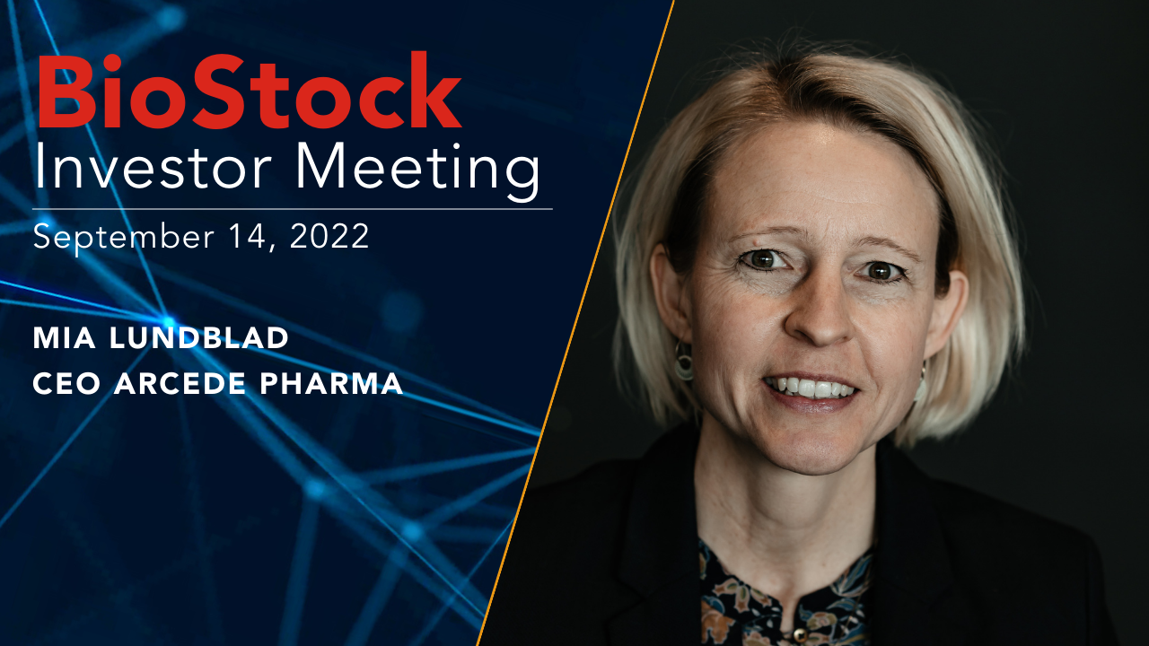 BioStock Investor Meeting: Arcede Pharma presenterar