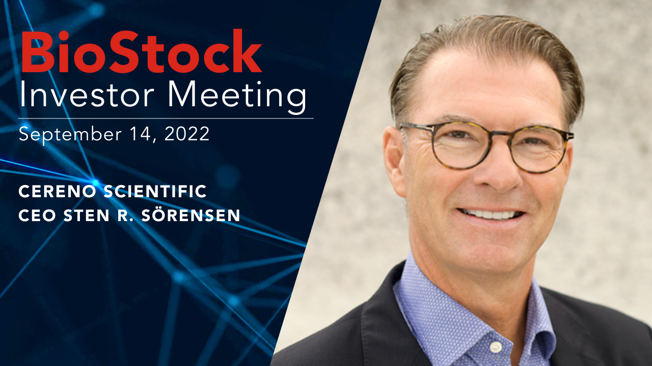BioStock Investor Meeting: Cereno Scientific presenterar