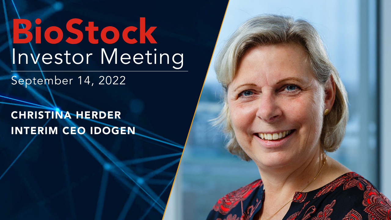 BioStock Investor Meeting: Idogen presenterar