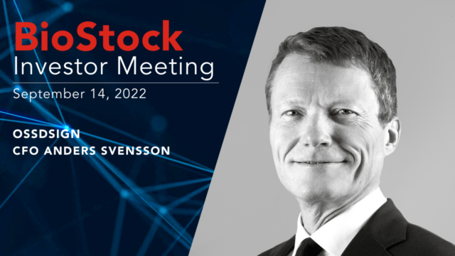 OssDsign_AndersSvensson_BioStockInvestorMeeting