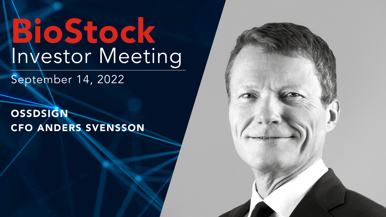 BioStock Investor Meeting: OssDsign presenterar