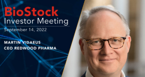 RedwoodPharma_MartinVidaeus_BioStockInvestorMeeting