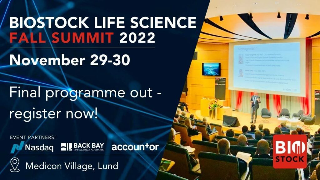 BioStock Summit 3 eventpartners NOV22