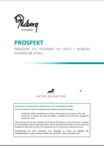 Moberg Pharma prospekt