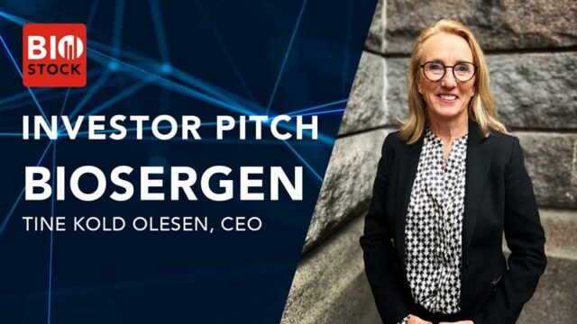 BioStock Investor Pitch: Biosergen – vd Tine Kold Olesen 