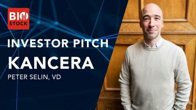 Kancera_InvestorPitch BioStock Investor Pitch med Kancera, presenterad av vd Peter Selin
