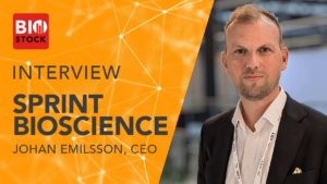 Johan Emilsson, vd på Sprint Bioscience på LSX